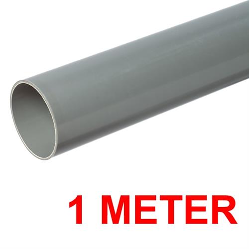 wv 1010004001 lengte 1m pvc grijs 40