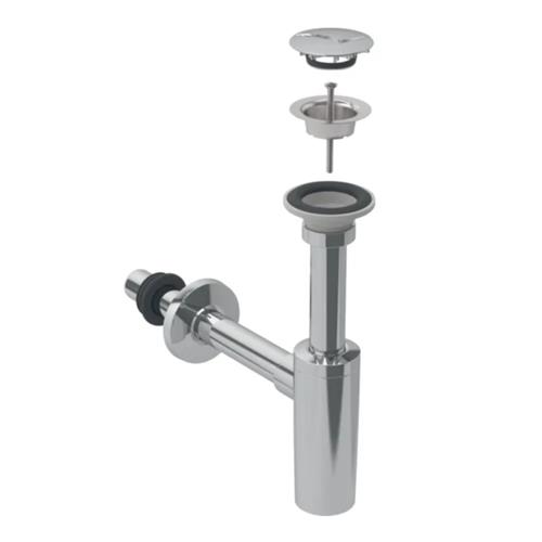 geberit 151020211 designsifon 40mm met plug 5/4