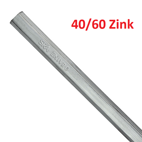 wz staaf zink soldeer 160gr 40/60 prijs per staaf