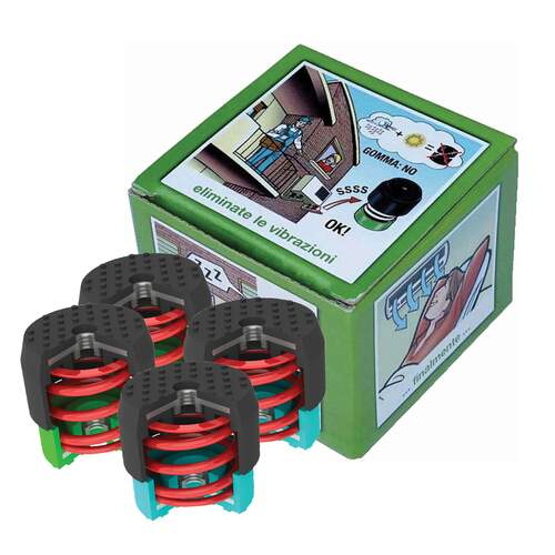 soleco m8 trillingsdemperset groen 30-55kg set 4st