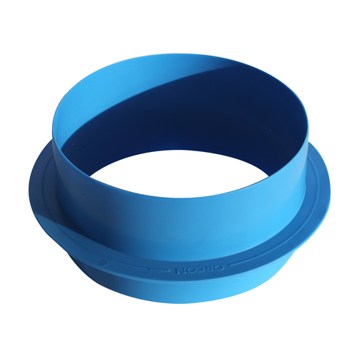 orcon 22910245 wtw blauwe verloopflens 180x150