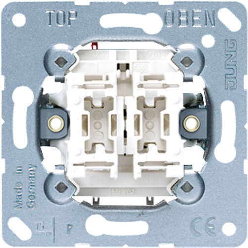 jung 505EU inb. wipschakelaar serie (dubbel)