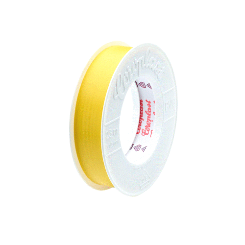 coroplast 441527 rol 25 m merktape geel