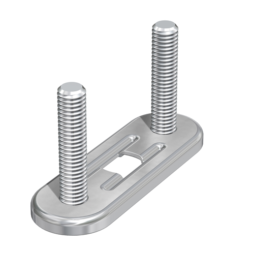 flamco 10-39428 h.o.h. 9cm montagestrip 2x m8