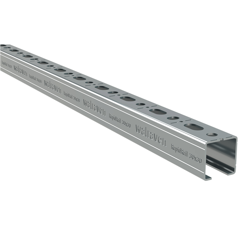 walr. 650530152 montage rail 2m prijs per stuk