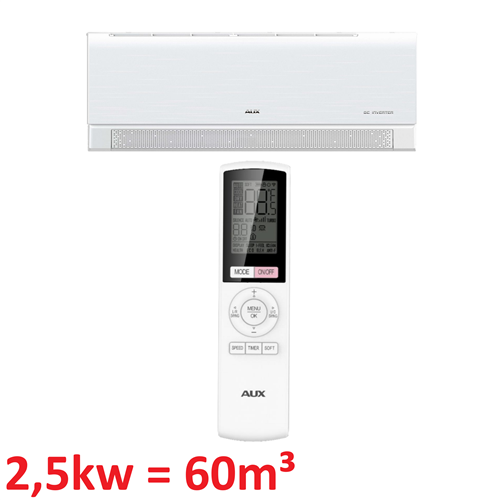 versa camulin9000 AUX 9000btu bin.deel wit 2,5kw