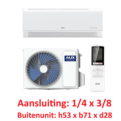 AUX caamono12000KIT 12CAA monoset wit 90m³ 3,5kw