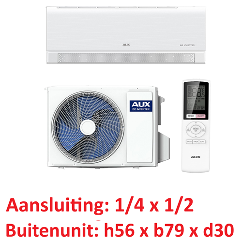 AUX caamono18000KIT 18CAA monoset wit 125m³ 5,1kw