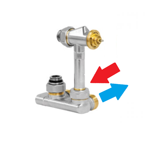 jaga 5094522 cross ventiel muuraansl. 3/4euro 50mm
