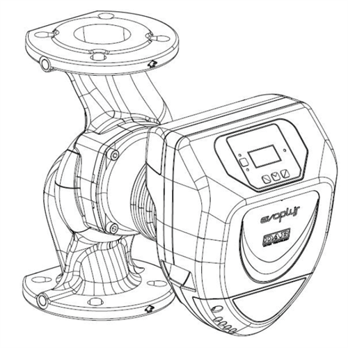 dab 60150980 evo+100inb.L34cm boutø145mm 230V DN65