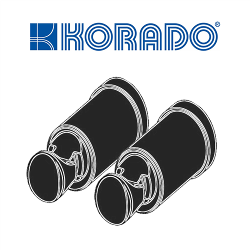 korado zu594-58 handdoekrad.bev.set zwart