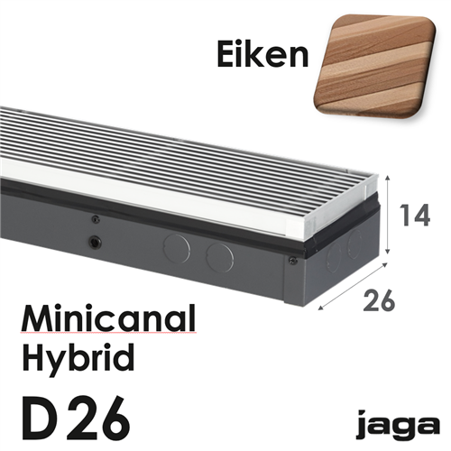 jaga minicanal hybrid eiken d14x26x290cm 4881w