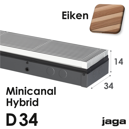 jaga minicanal hybrid eiken d14x34x210cm 4247w