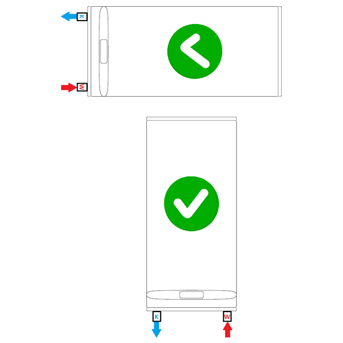 Tesy GCR802722EC BelliSlimo h106x49x28 2200w 65L