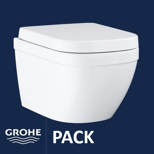 grohe 39554000 wcl euro 54cm rimfree + sc zitting