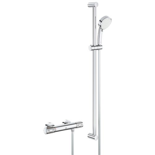 grohe 34835001 douchth. 1000 perf glijst.set 90cm