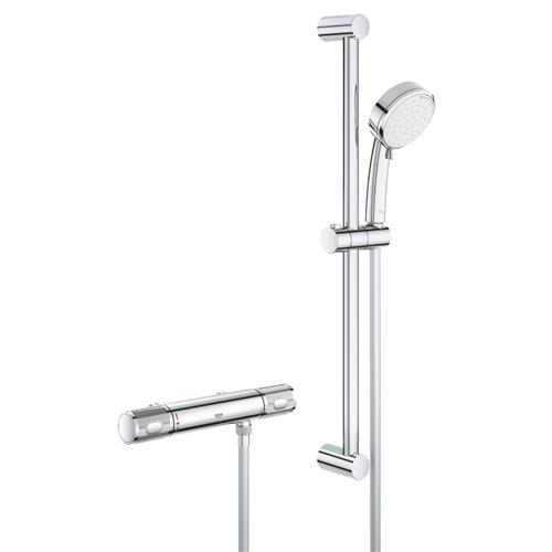 grohe 34837001 douchth 1000 perf 12 cm glijst.set