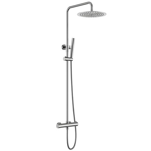 dyn 100292 rainshowerset 81-131cm ø25cm rvs