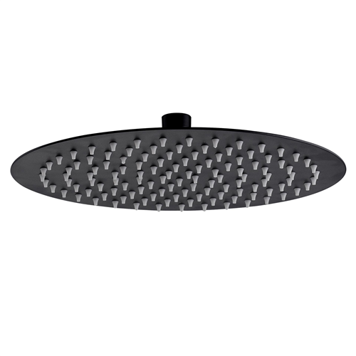 aloni SH3020B regendouchekop zwart rond 20cm ø