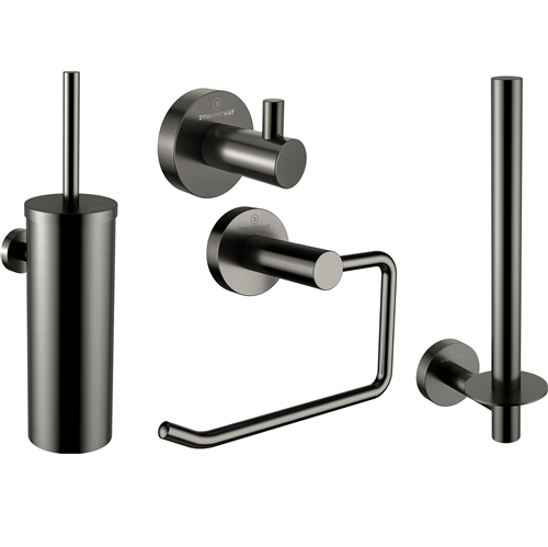 dyn 100661 toilet accessoires pack gunmetal
