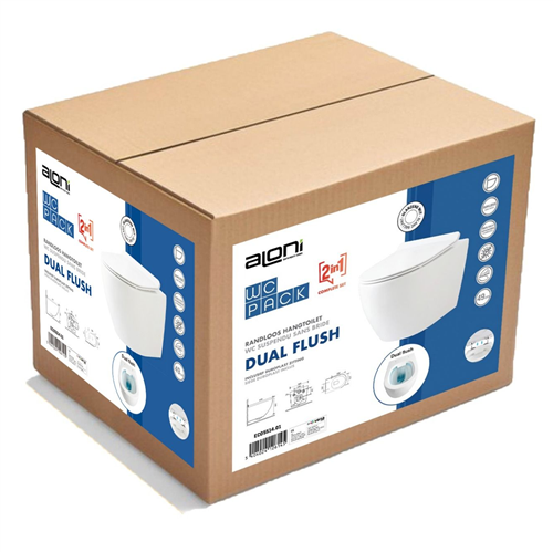 aloni eco551401 wcl pack rimfree 49cm