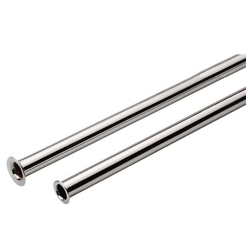ram. 1200007 chroom buis 10ø met kraag 30cm