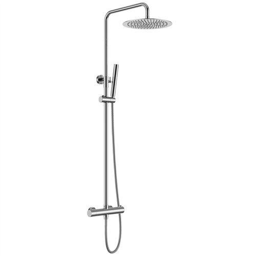 dyn 100291 rainshowerset 81-131cm ⌀25cm chroom