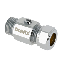 bonfix 93678 kogelkraan kiwa recht 15 x 3/8 vlak