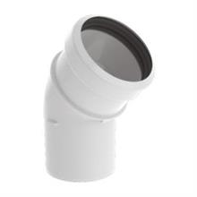 bm 400453990 rookgas bocht 45° wit 80ø