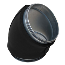 sp isbds50045 spiro iso zwart wtw 45° bocht 500ø