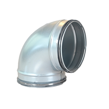 spiraliet sbku16090 bocht kort rubber 90° 160
