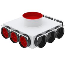 zehnder 990323071 CT350 verdeler midden 160ø 9x90ø