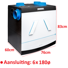 orcon 22000100 WTW h89xb76xd60 6x180ø HRC 500m³/h