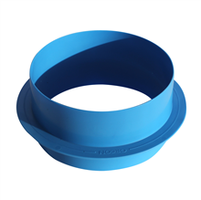 orcon 22910245 wtw blauwe verloopflens 180x150