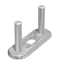 flamco 10-39428 h.o.h. 9cm montagestrip 2x m8