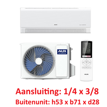 AUX caamono12000KIT 12CAA monoset wit 90m³ 3,5kw