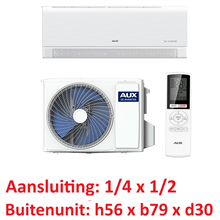 AUX caamono18000KIT 18CAA monoset wit 125m³ 5,1kw