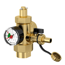 flamco 27293 aansluitgroep 1" manometer