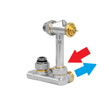 jaga 5094522 cross ventiel muuraansl. 3/4euro 50mm