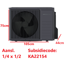 ingas 050616 xtend split bui 69x97x37 5kw grijs