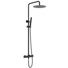 dyn 100293 rainshowerset 81-131cm ø25cm zwart