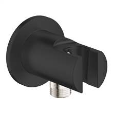 grohe 286282431 aansluitbocht + houder matzwart