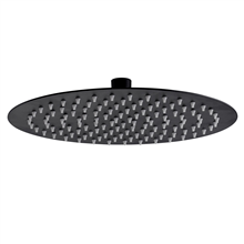 aloni SH3040B regendouchekop zwart rond 40cm ø