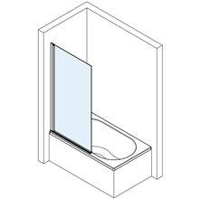 SK Edge KX01 badwand 1-delig h140x75cm