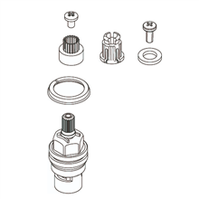 ideal st. F963571NU keramisch bovendeel G 1/2"