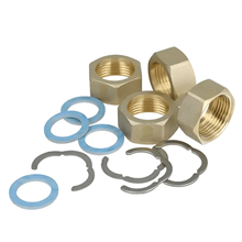 dyn 100853 wartelset wartel+ring 1" DN20 per stuk