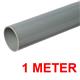 wv 1010004001 lengte 1m pvc grijs 40