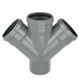 wv 1112816004 pvc manchet kruisstuk spie 45° 160