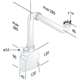 omp 16505005 ruimtebesparende sifon 5/4 x 32