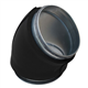 sp isbds45045 spiro iso zwart wtw 45° bocht 450ø